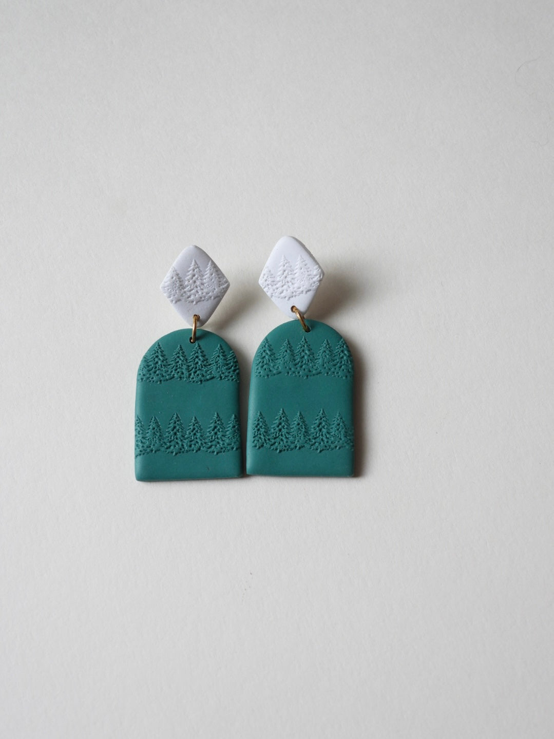 holiday mountain earrings