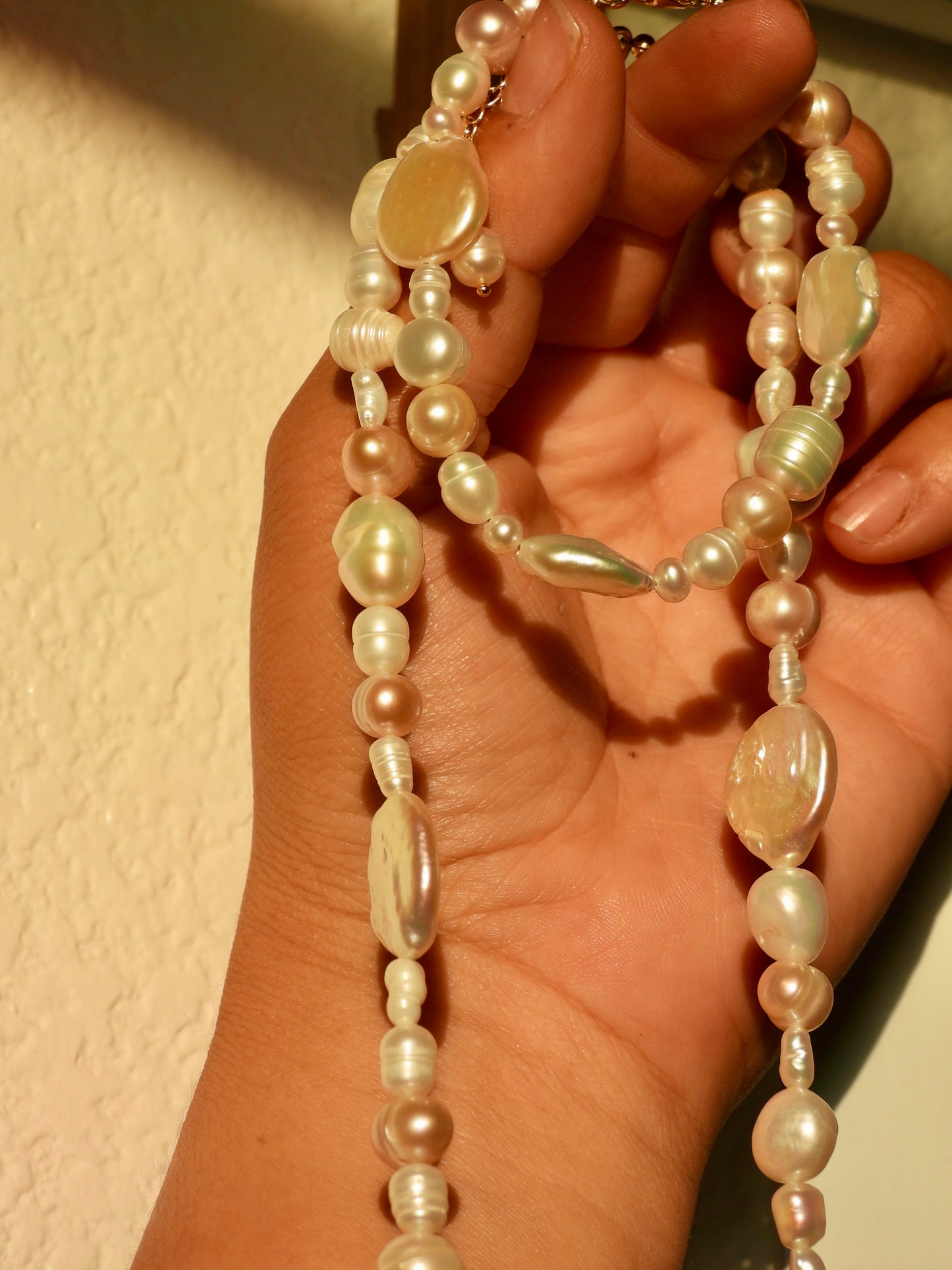 chunky pearl bracelet