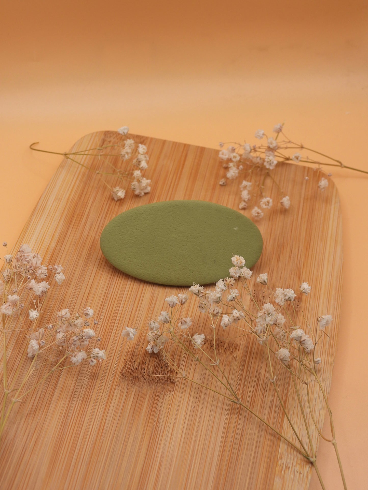 clay hair barrette