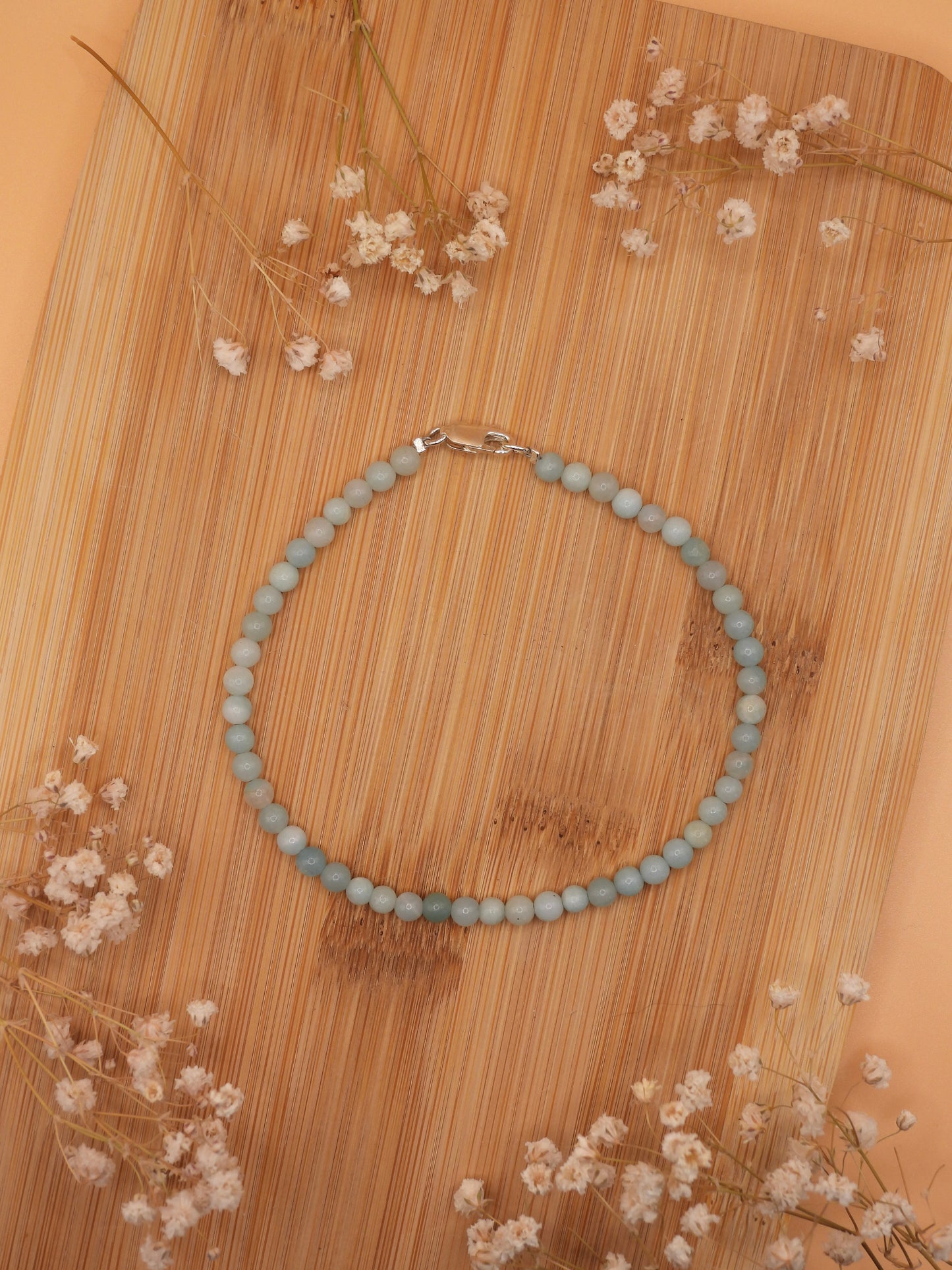 amazonite anklet