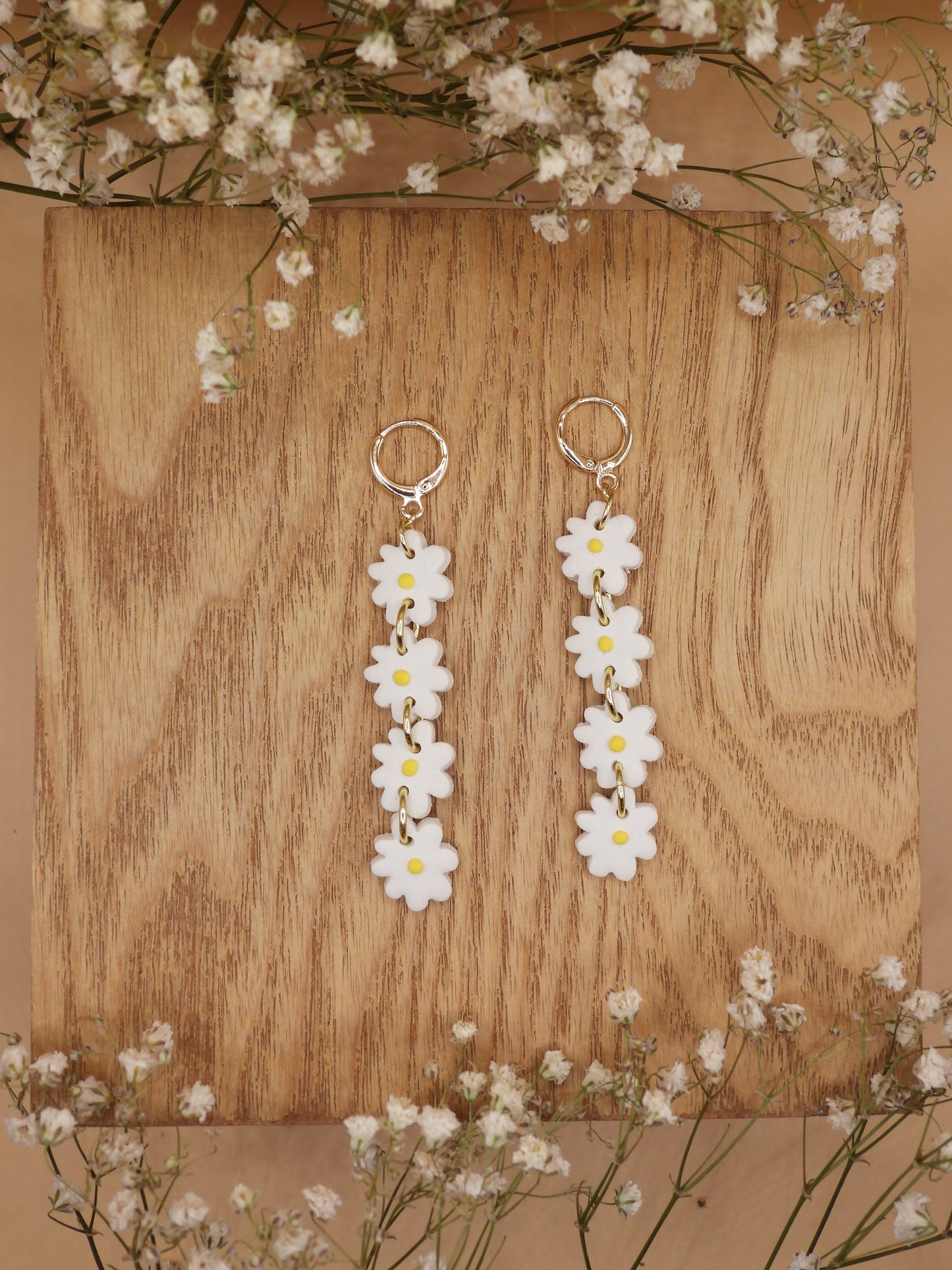 flower drop earring