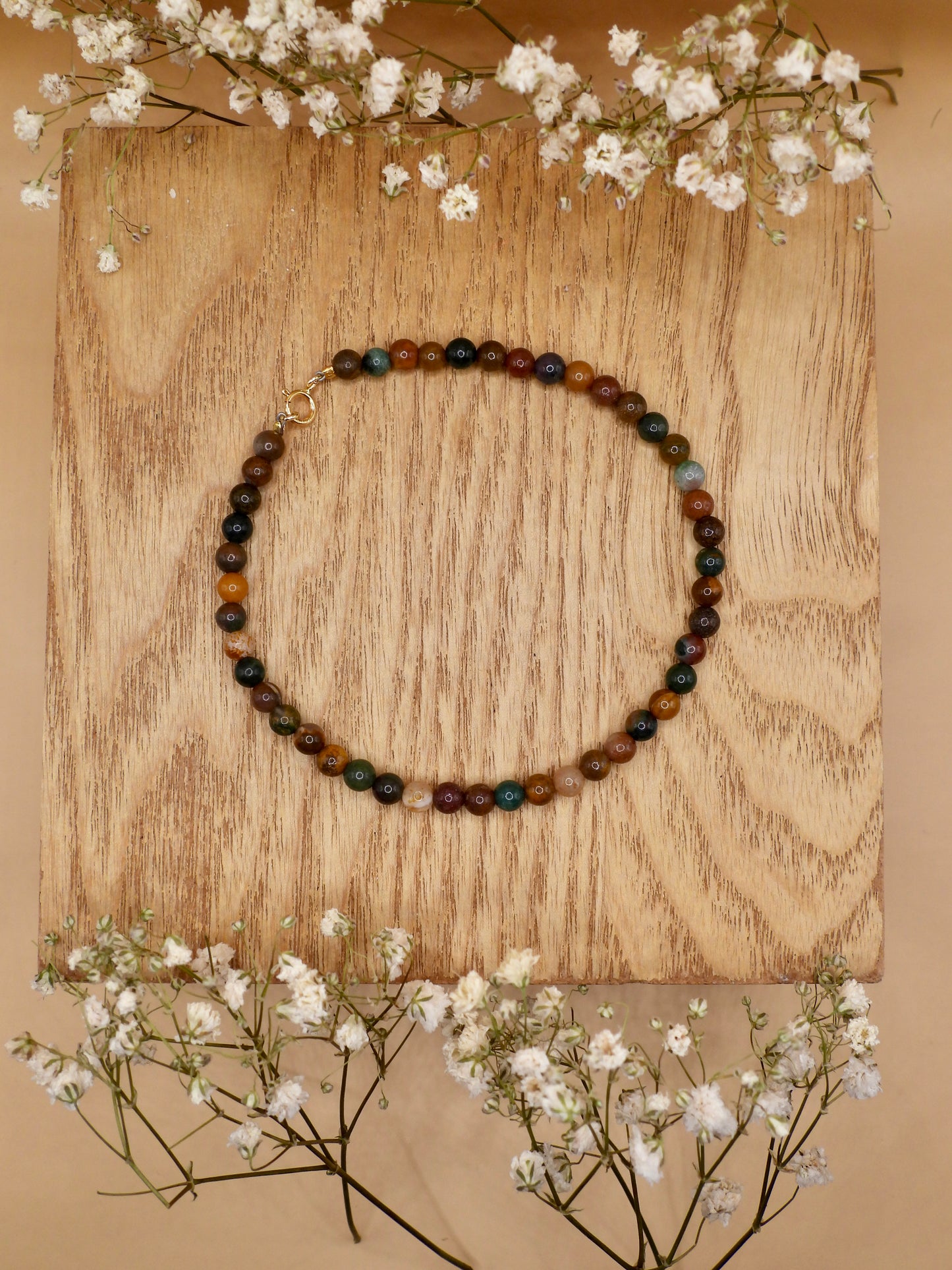 ocean jasper anklet