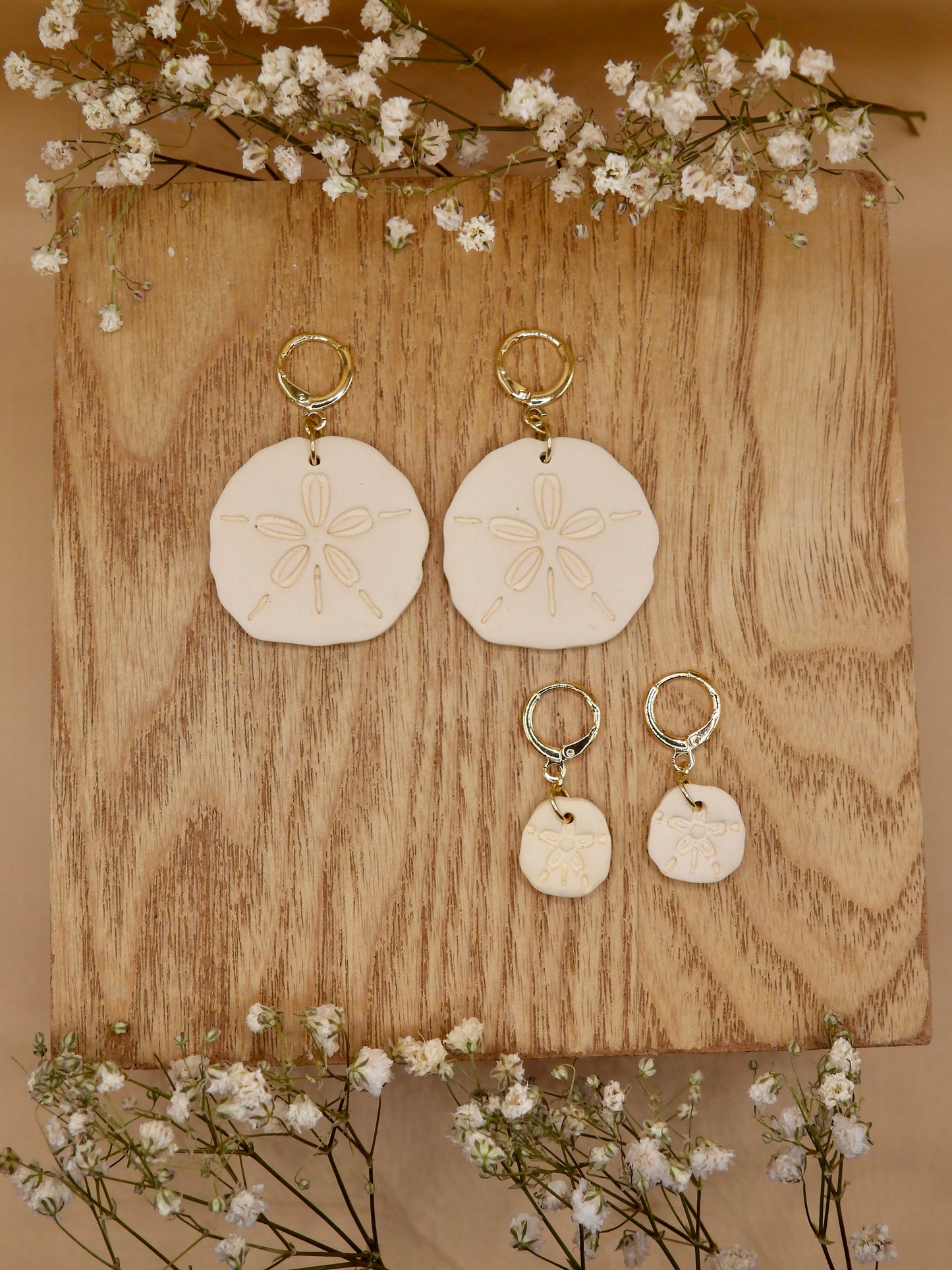 sand dollar earring