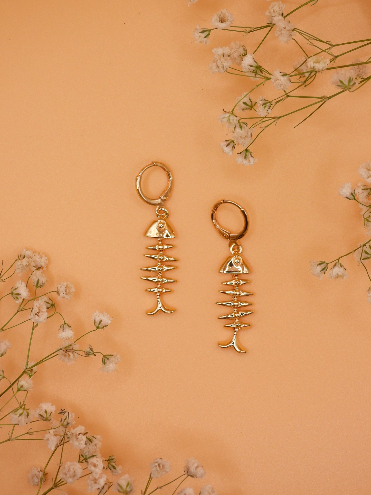 fishbone earring