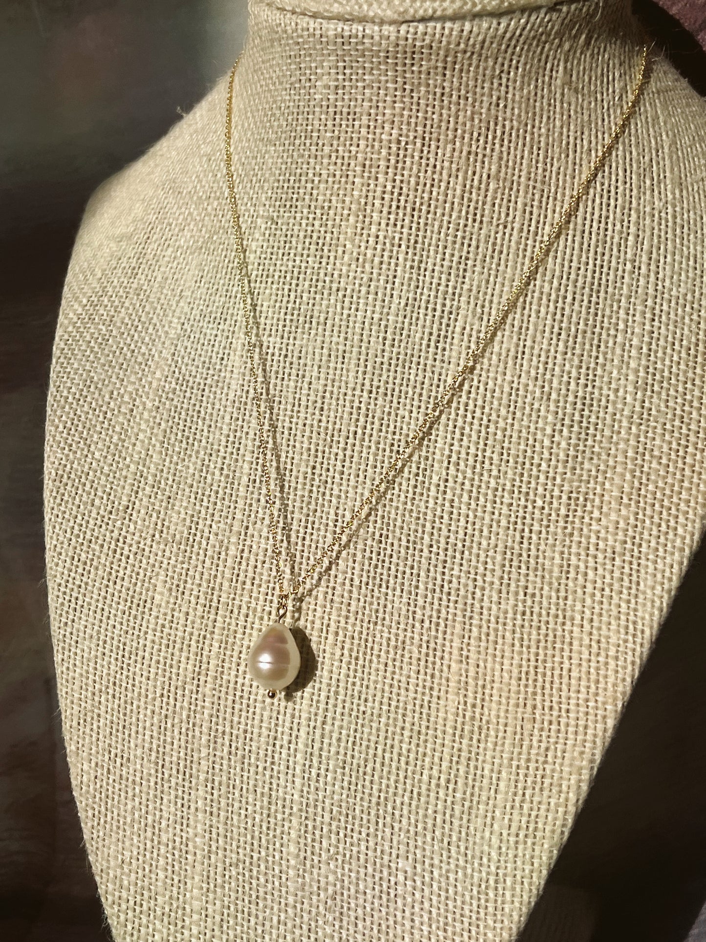 pearl chain necklace