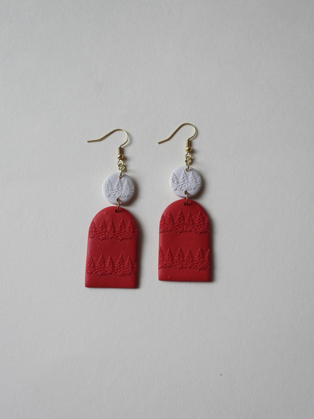 holiday mountain earrings