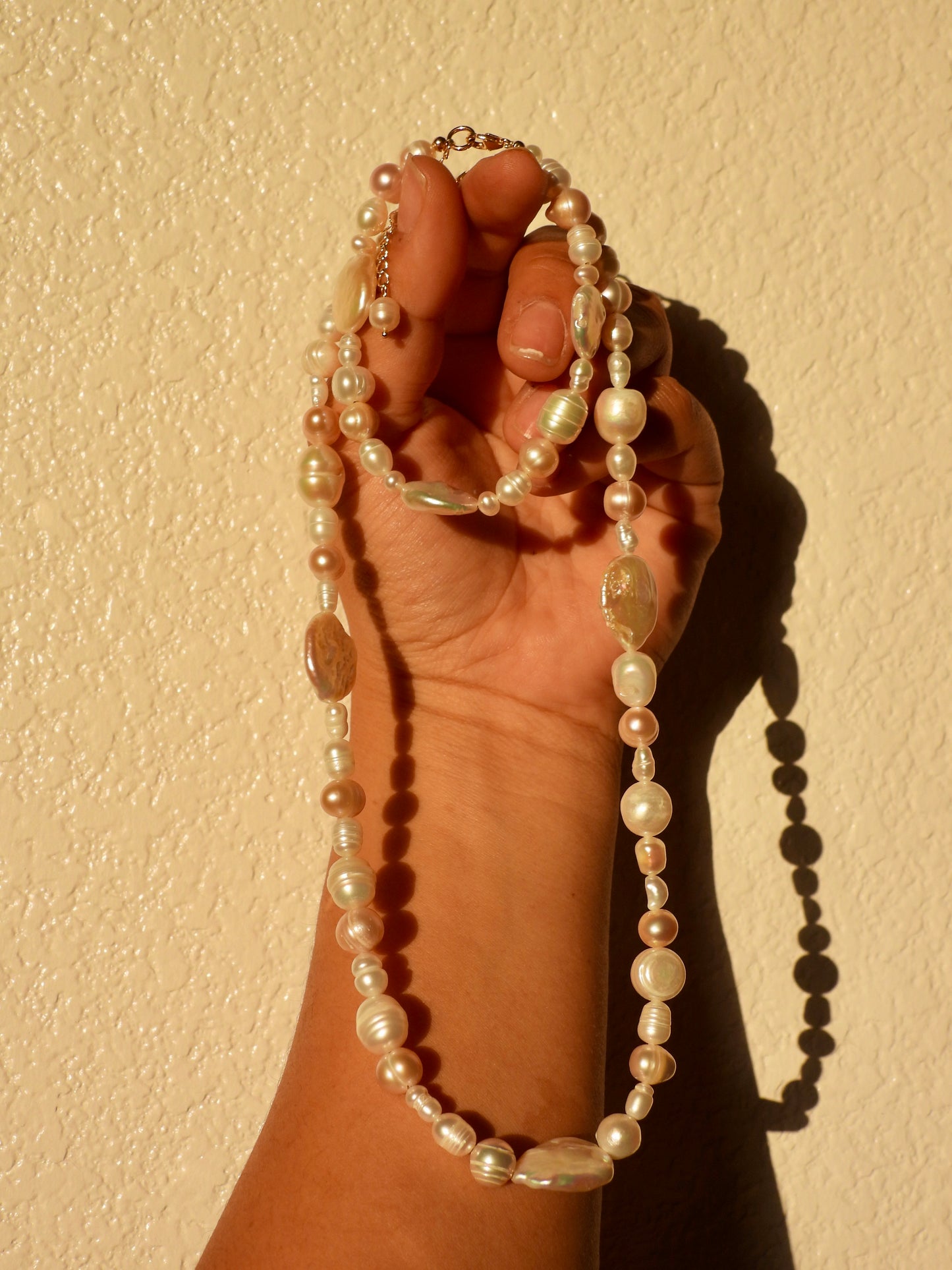 chunky pearl necklace