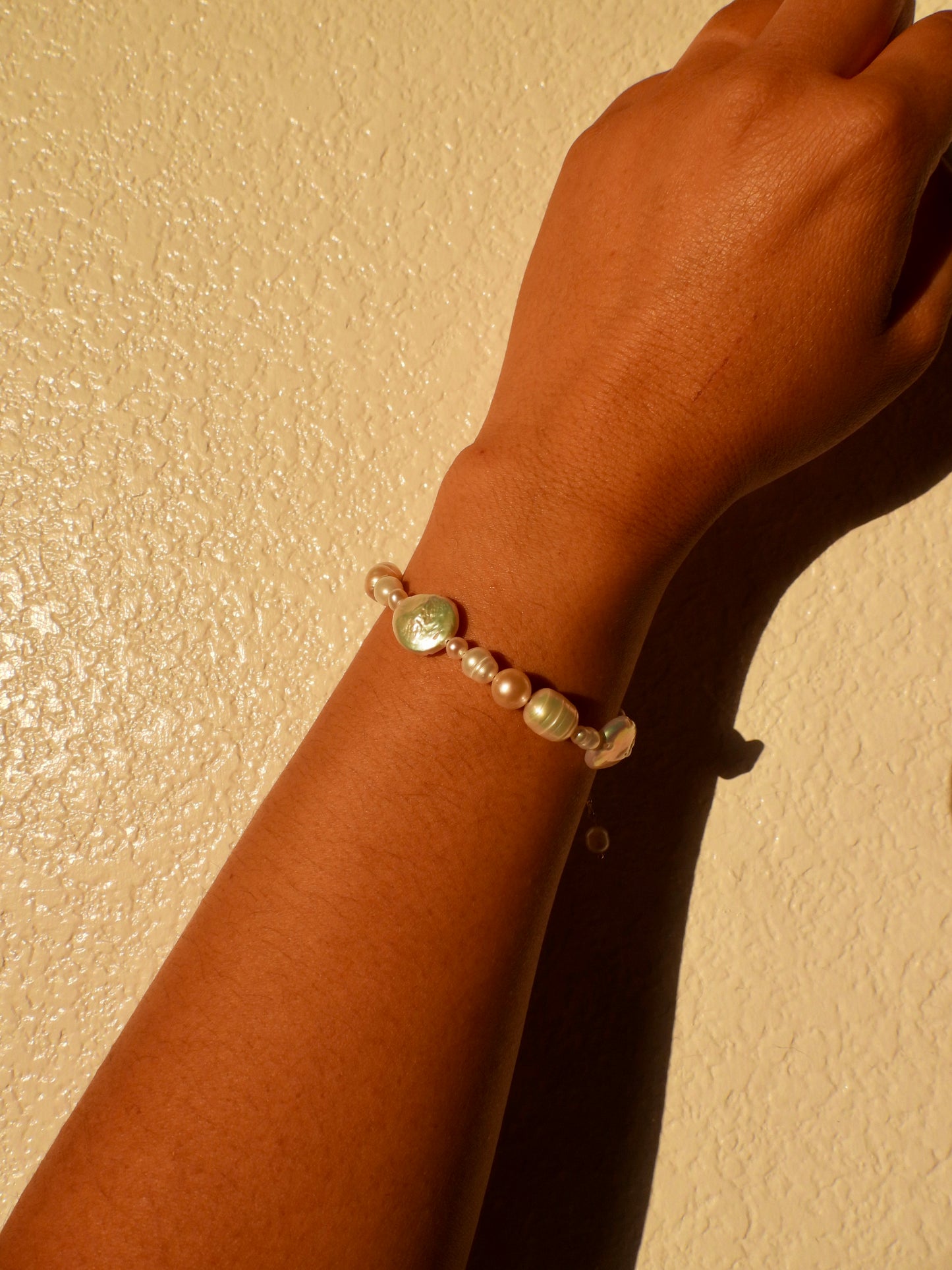 chunky pearl bracelet