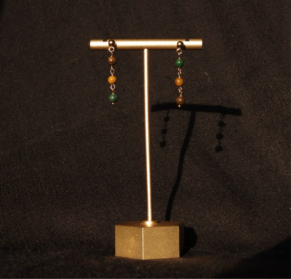 redwood drop earring