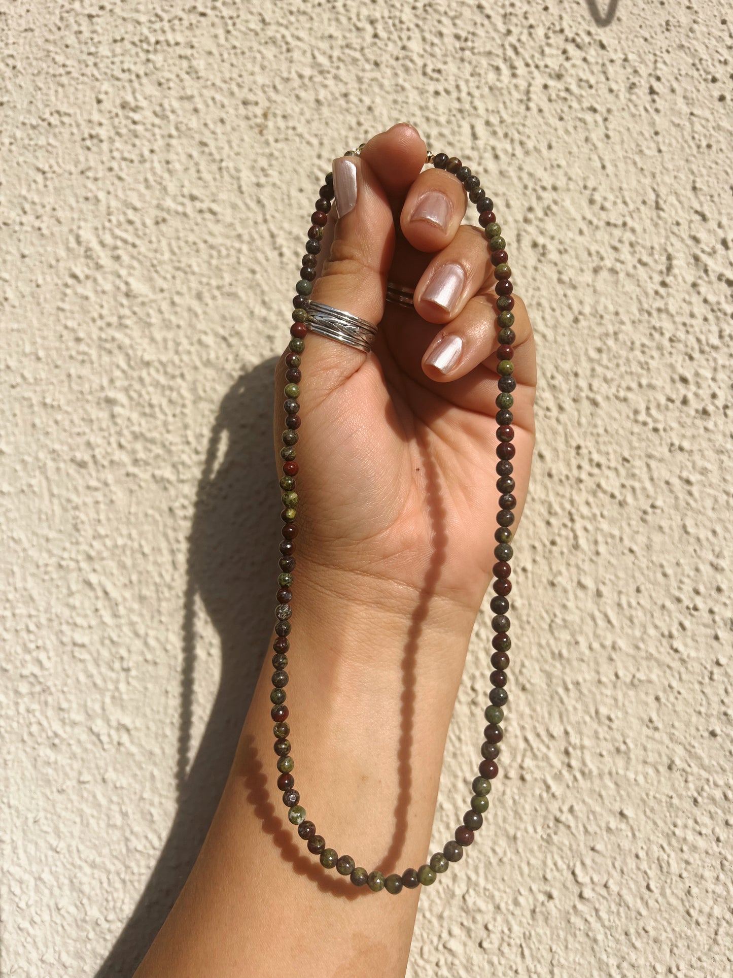 dragon bloodstone choker necklace