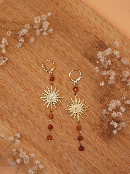 sunburst earring