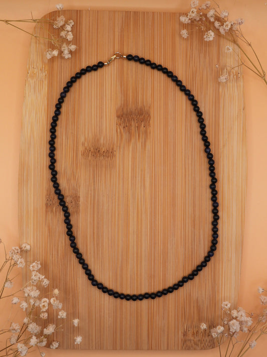 blue goldstone choker necklace