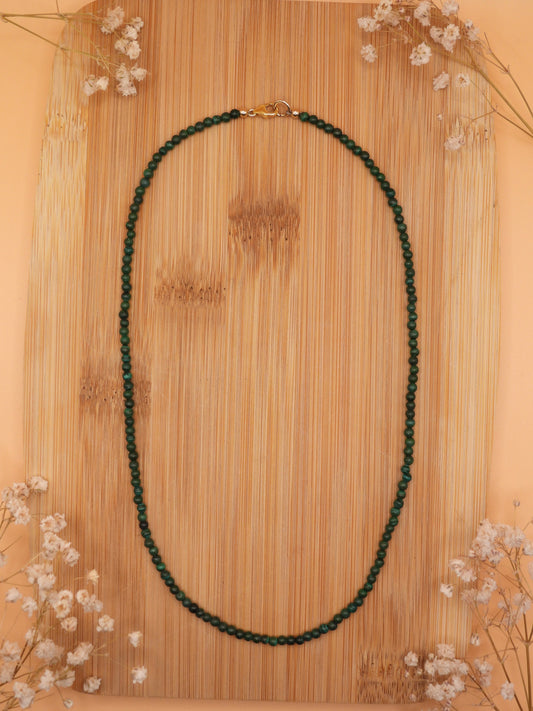 malachite choker necklace