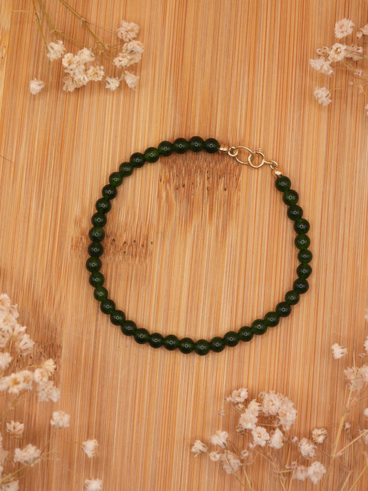 green jade bracelet