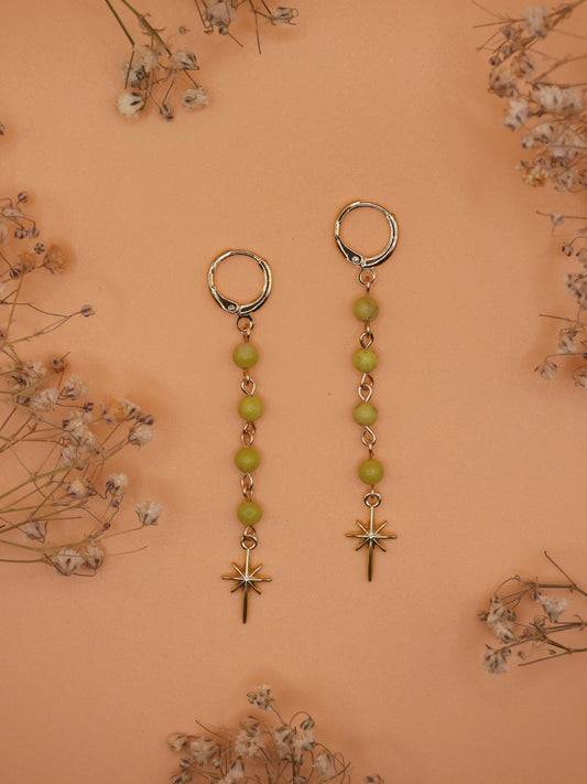 sparkle chain earrings