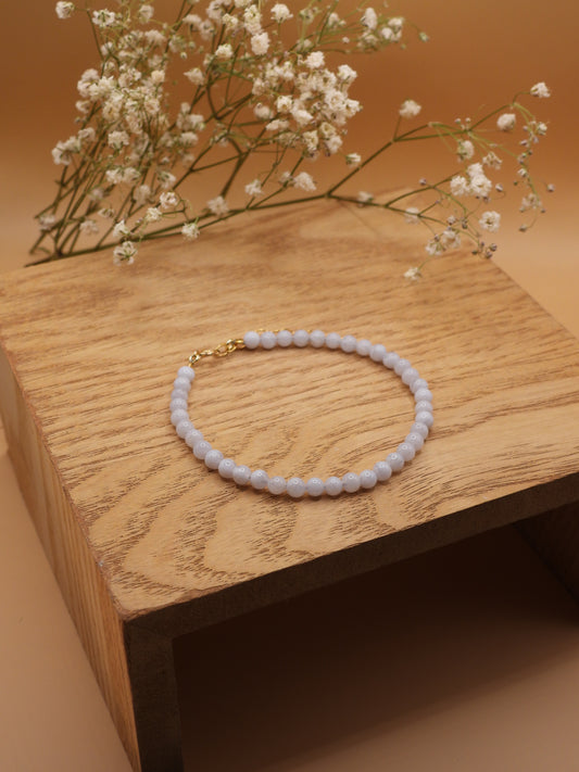 blue lace agate bracelet