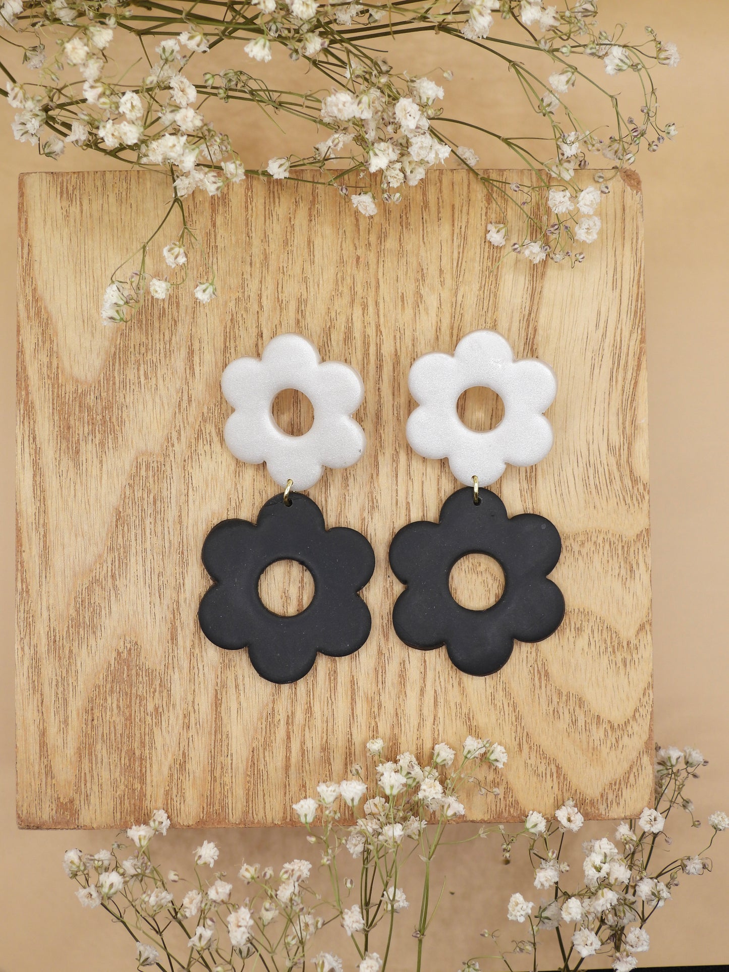flower duo earring