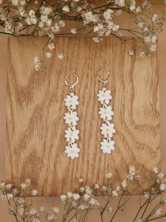 flower drop earring