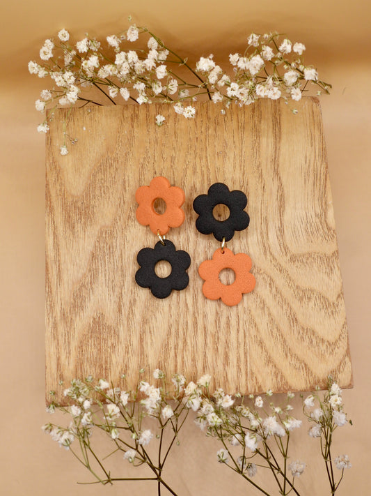 middie flower duo earring