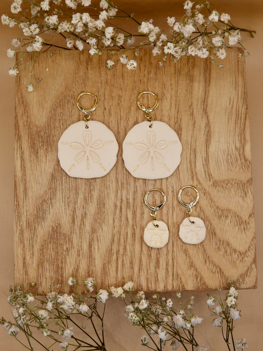 sand dollar earring