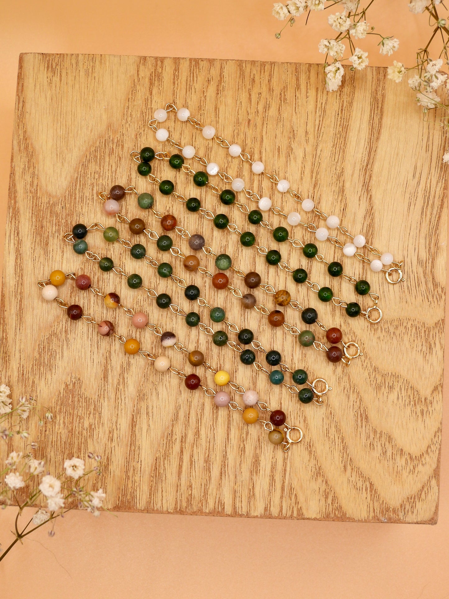 gem chain bracelet *gold