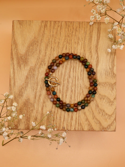 ocean jasper infinity bracelet