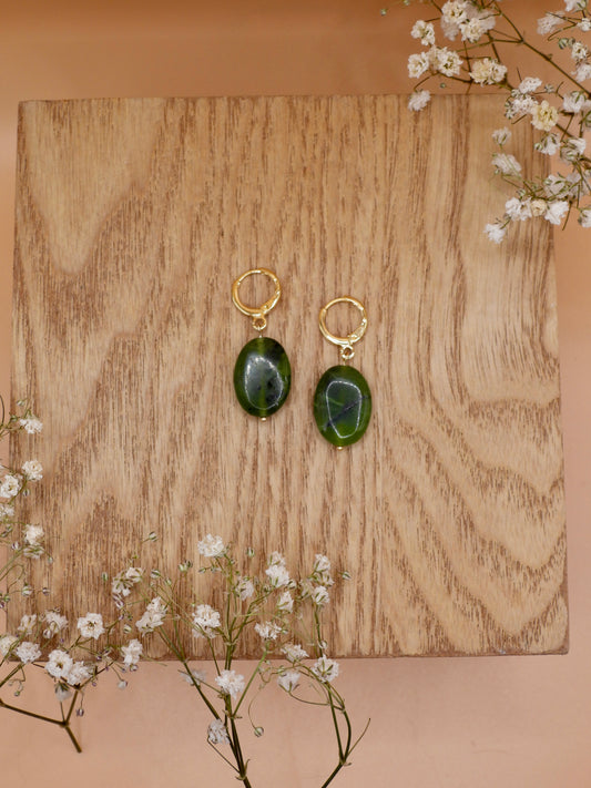 canadian jade earring