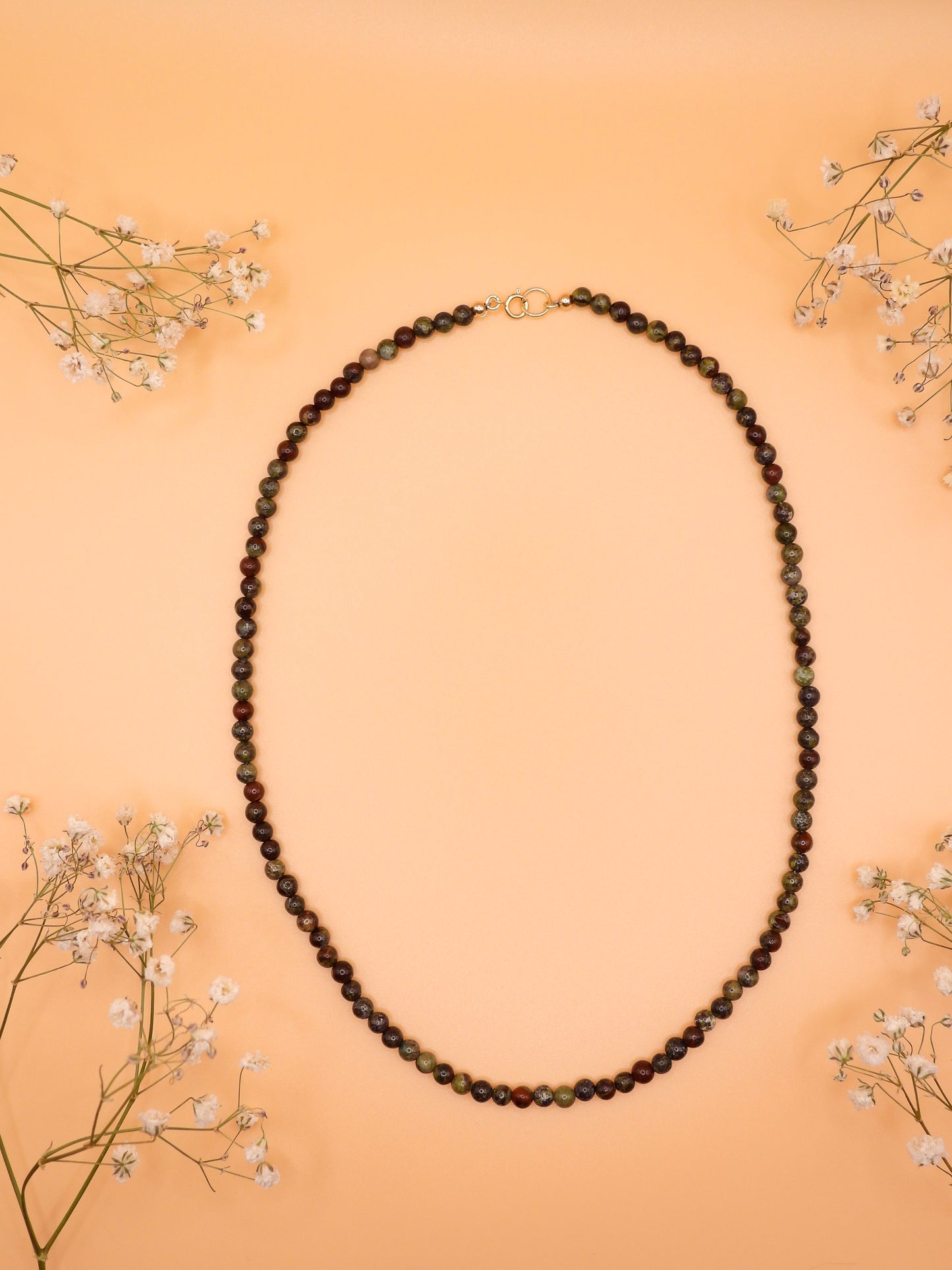 dragon bloodstone choker necklace