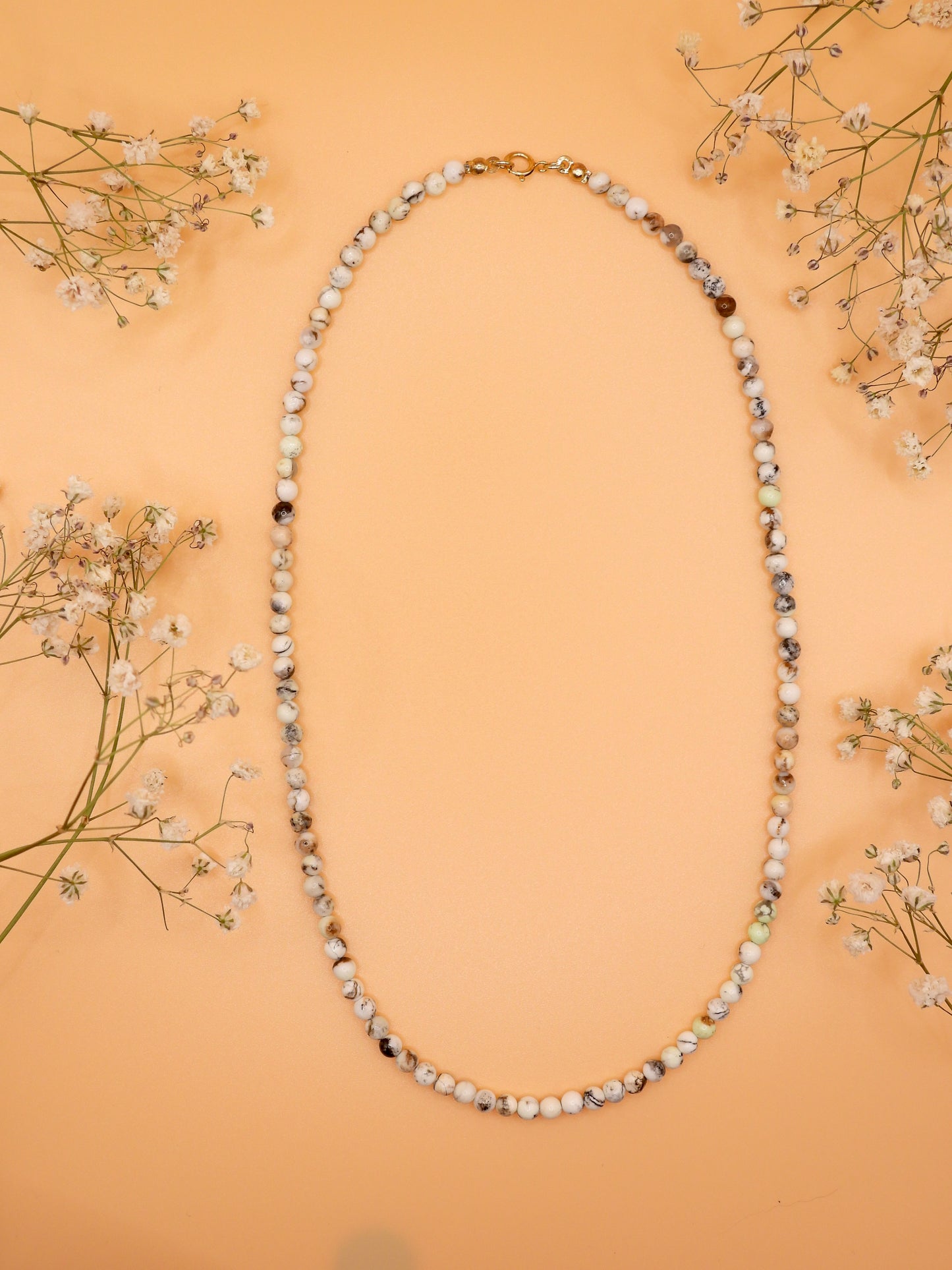 lemon chrysoprase choker necklace