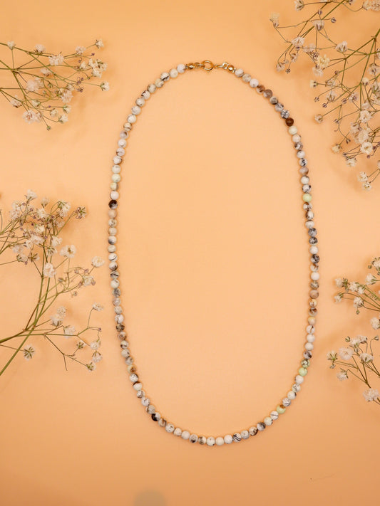 lemon chrysoprase choker necklace