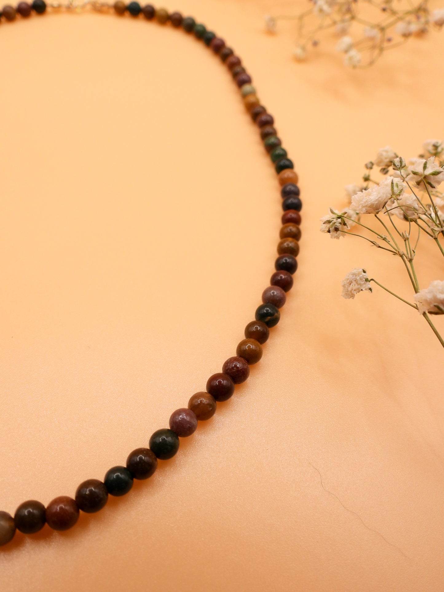 ocean jasper choker necklace