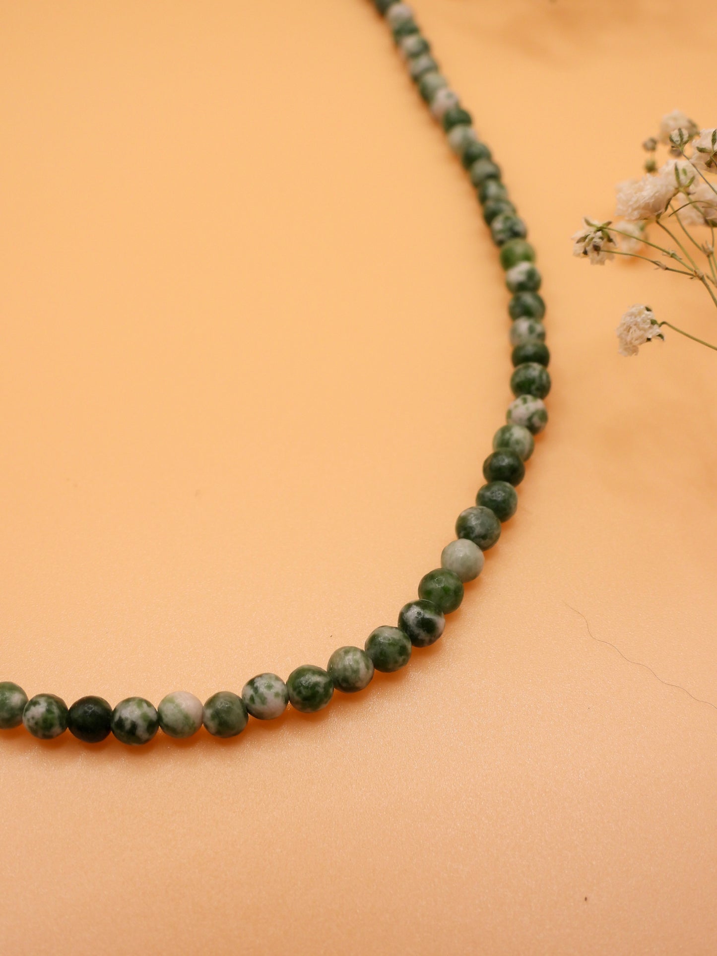tree agate choker necklace
