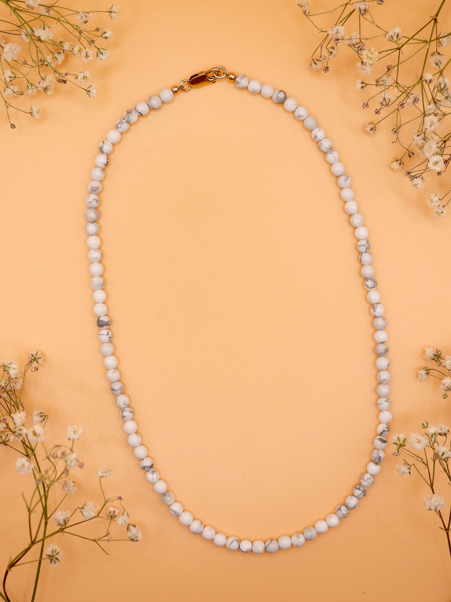 howlite choker necklace