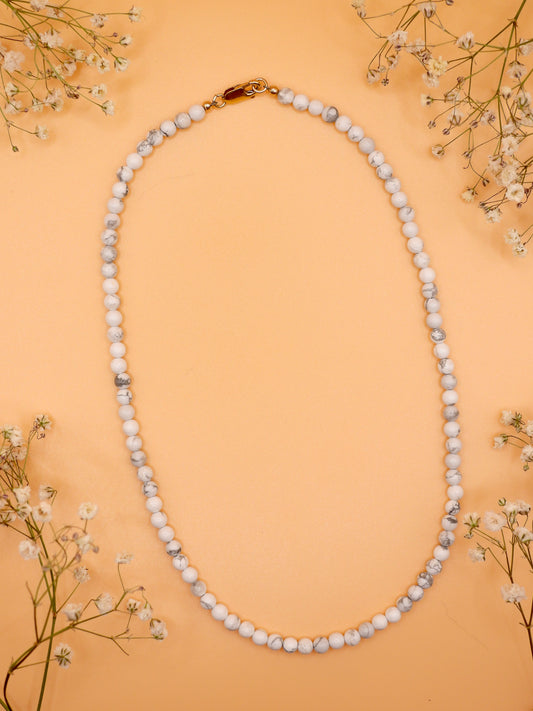 howlite choker necklace