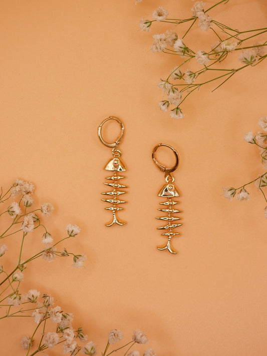 fishbone earring