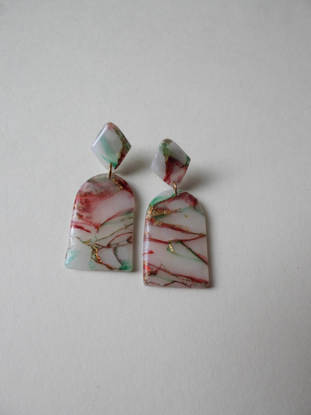 holiday arch earrings