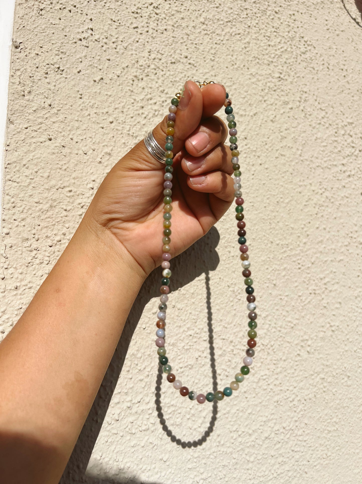 fancy jasper choker necklace